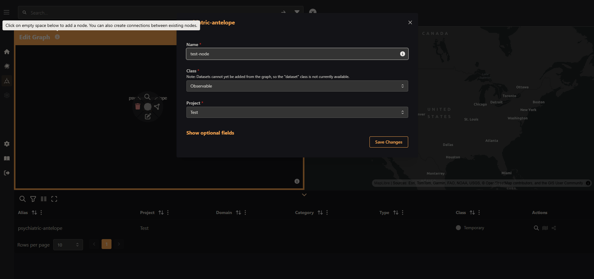 Add Node UI